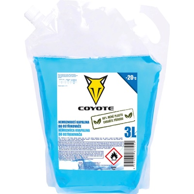 Coyote Zimná kvapalina do ostrekovačov -20°C softpack 3 l