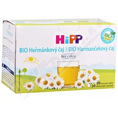 HiPP Bio Harmančekový nálevové vrecúška 20 x 1,5 g