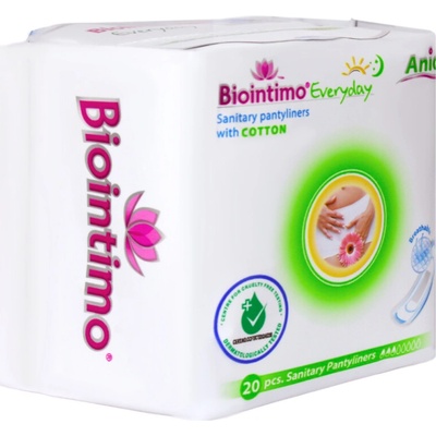 Biointimo aniónové vložky intímky 20 ks