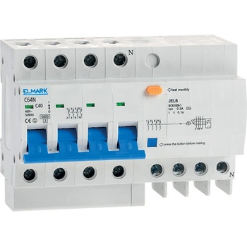 ELMARK КОМБИНИРАНА ДТЗ jel6 6ka c40 3p+n 40a/300ma (40447)