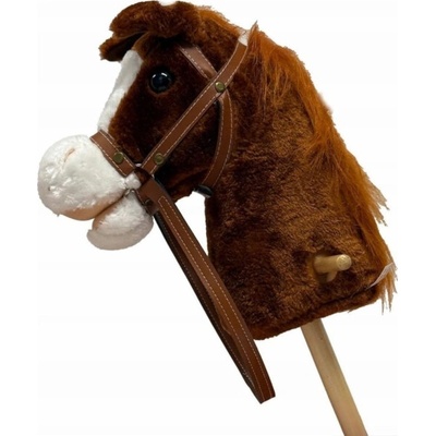 Hobby Horse se zvukem a kolečky Bruno Baby Mix Brown – Zboží Mobilmania