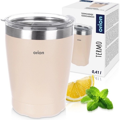 Orion termohrnek nerezový 410 ml béžová