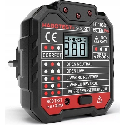 Habotest HT106D socket tester with digital display