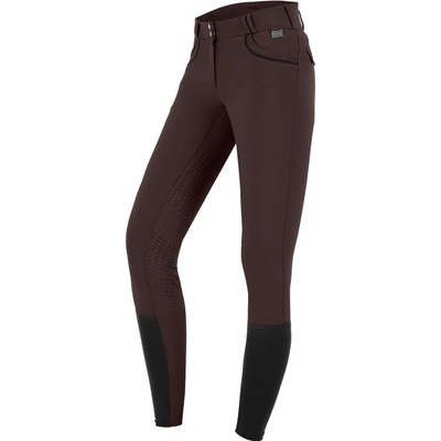 ELT Rajtky Kassandra s vysokým pasem tmavě hnědá – Zboží Mobilmania