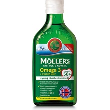 Möller´s Omega 3 50+ olej z tresčích jater s citronovou příchutí 250 ml