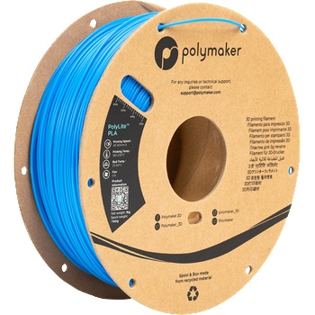 Polymaker PolyLite PLA Azure Blue - 1, 75 mm / 1000 g (PA02064)