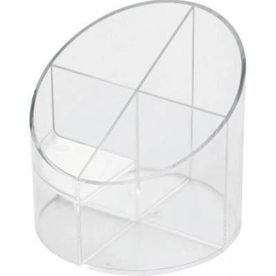 Stojan na perá Economy priehľadný číry
