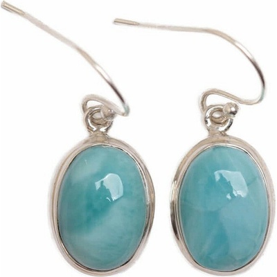 Nefertitis Larimar náušnice stříbro Ag 925 E2594 NF62805 1,6 cm, 5,7 g