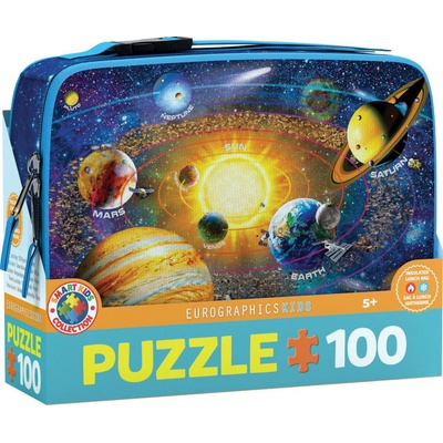 EUROGRAPHICS - Puzzle Collection Lunch Bag With Puzzle Exploring The Solar System - 100 piese