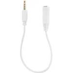 Turbo-X Handsfree Adaptor jack 3.5mm (M/F) White