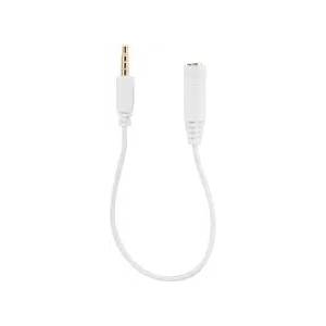Turbo-X Handsfree Adaptor jack 3.5mm (M/F) White