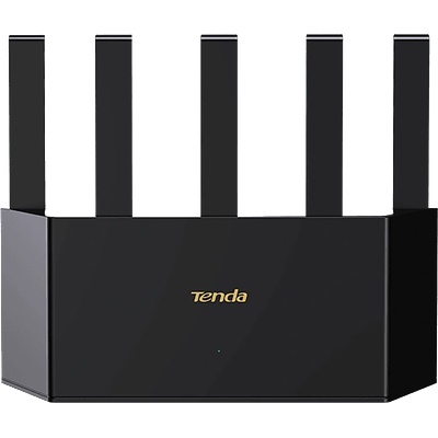 Рутер Tenda TX2L Pro, 1500Mbps, 2.4GHz(300Mbps)/5GHz(1201Mbps), Wireless AX, 1x WAN 10/100/1000Mbps, 3x LAN 10/100/1000Mbps, 5 външни антени (TX2L Pro)