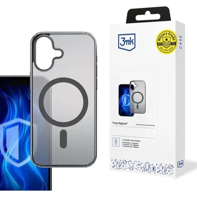 3mk Protection 3mk Frosty MagCase за iPhone 16 Plus - черен (5903108596220)