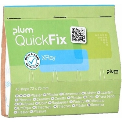 Plum Náplasti PLUM QuickFix pro rentgenovou detekci, náhradní náplasti, 45 ks.