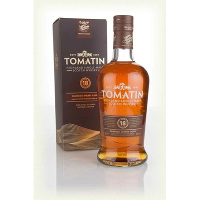 Tomatin 18y 46% 0,7 l (karton)