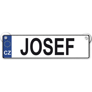 Nekupto Originální SPZ cedulka se jménem JOSEF