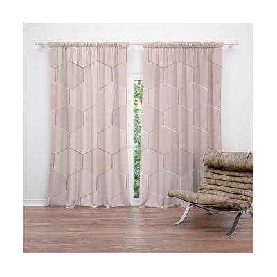 Sablio Závěsy Rose gold: 2 ks - 140x250 cm - Sablio