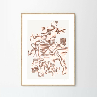 Moikka Plakát Woven by Berit Mogensen Lopez A4 (21x27cm)
