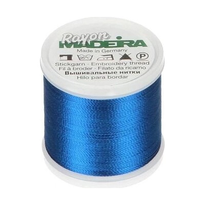 Vyšívací nit Madeira Rayon č. 40 (200m) barva 1177 blue bird