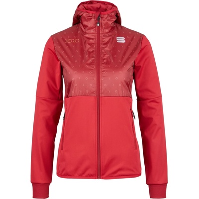 Sportful Дамско яке за ски бягане Sportful Women's Doro Jacket Cross-country ski jacket - Red Rumba - размер XS (103-1557-0111)