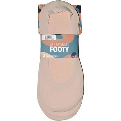 WIK dámske ponožky baleríny 39910 Soft & Invisible Footy béžová