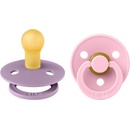 Bibs Colour kaučuk 2ks Lavender Baby Pink