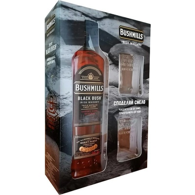 Bushmills Бушмилс Блек Буш с 2 ниски чаши 0.7л