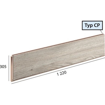 BRASED Ecoline Step CP 9506 Dub bílý polární