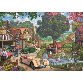 Ravensburger - Puzzle Nostalgic scene - 1 000 piese