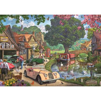 Ravensburger - Puzzle Nostalgic scene - 1 000 piese