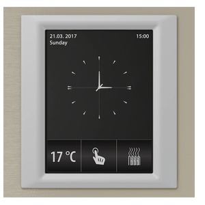 ELKO EP RF Touch-W Сензорно устройство за управление Титан Алуминий-Металик Слонова кост (RFTW-ATI-BAL-CIV)