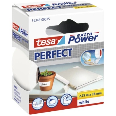 Tesa Perfect Opravná páska 38 mm × 2,75 m biela