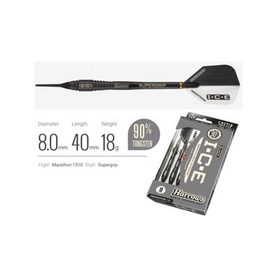 Harrows Soft ICE BLACK 18gR POLAR