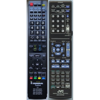 Dálkový ovladač General JVC RM-STHD5J, RM-STHD5U, RM-STHD6J, RM-STHD7U