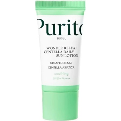 PURITO Wonder Releaf Centella Daily Sun Lotion SPF 50+ PA++++ MINI - Лека слънцезащитна крем MINI 15мл