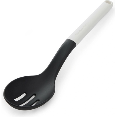 Lžíce na vaření KitchenAid Classic Collection 34 cm děrovaná bílá KHA004OHPNG