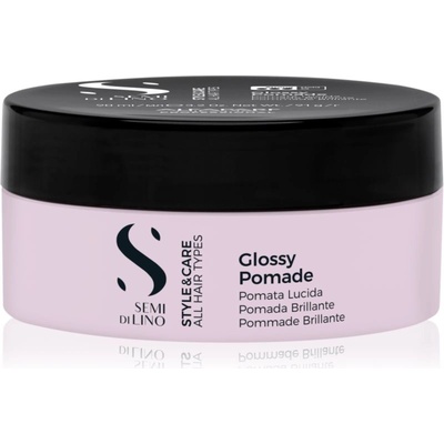 Alfaparf Milano Semi di Lino Style&Care Glossy Pomade tvarujúca vosková pomáda pre usmernenie a modelovanie účesu s vysokým leskom 100 ml