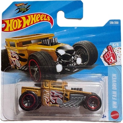 Mattel Hot wheels Bone Shaker Zlatý Case M