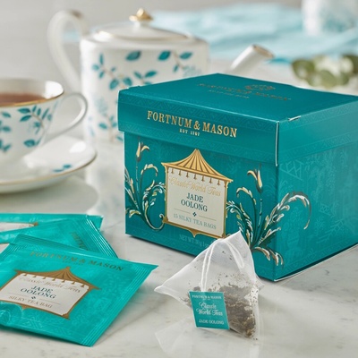 FORTNUM & MASON čaj JADE OOLONG 15 hedvábných pyramid