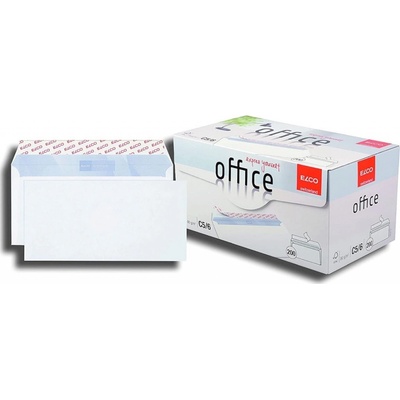 Obálka C5/6, 114x229 mm, Elco Office, samolepicí s krycí páskou, bílá, 200 ks