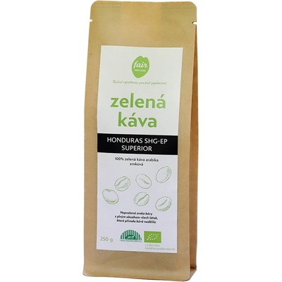 Fairobchod Bio zelená káva Honduras SHG 250 g