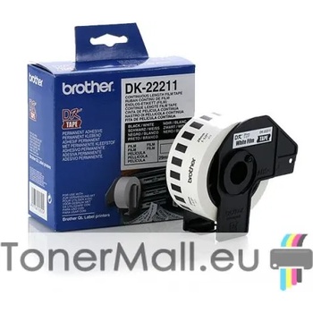 Brother White Continuous Film Tape Brother DK-22211