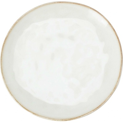 Siaki Collection Kameninový tanier Sia 21 cm krémový