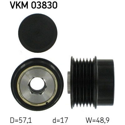 Voľnobeżka alternátora SKF VKM 03830