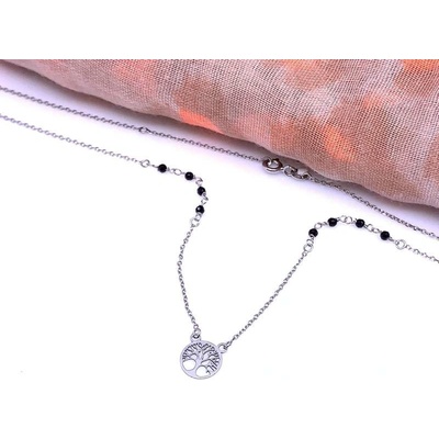Jan Kos Jewellery Stříbrný řetízek s přívěskem 12124829