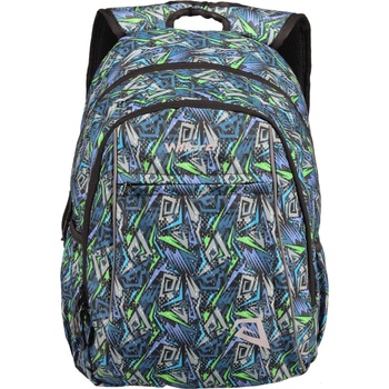 Willard batoh SCHOOL 25 šedá modrá zelená