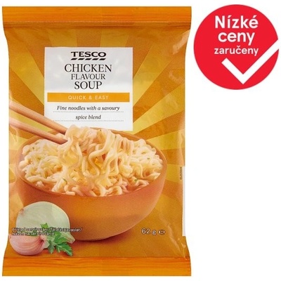 Tesco Instantní nudlová polévka s kuřecí příchutí 62 g