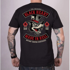 Black heart Мъжка тениска BLACK HEART - LONE WOLF - Black - 18917