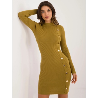 Wool Fashion Italia Dress AT-SK-2345-2.32-brown