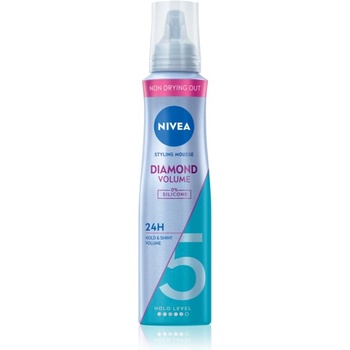 Nivea Diamond Volume пяна втвърдител за обем и блясък 150ml